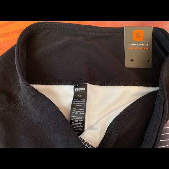NEW! RBX Ombré Workout Capri Pants, Small - Picture 4 of 6